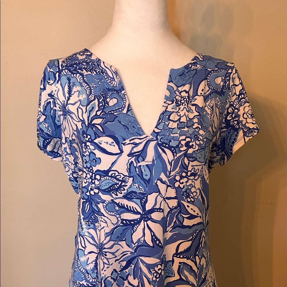Lilly Pulitzer UPF 50+ Sophiletta Dress Flocking Fabulous $65 Size M - Picture 6 of 13